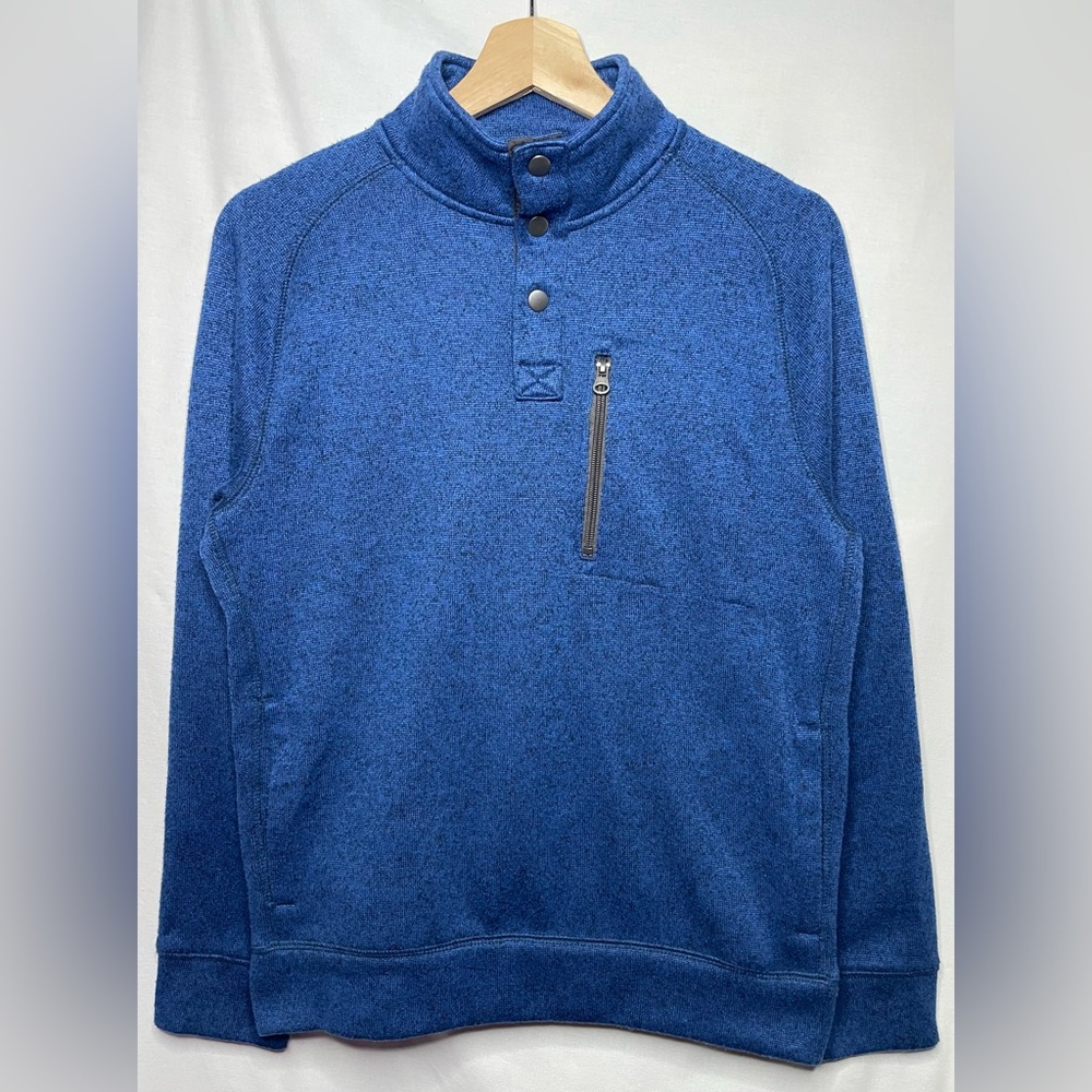 Sonoma Blue Quarter Snap Pullover Size S